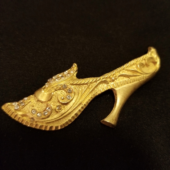 Unique Vintage Jewelry - Vintage Shoe Brooch